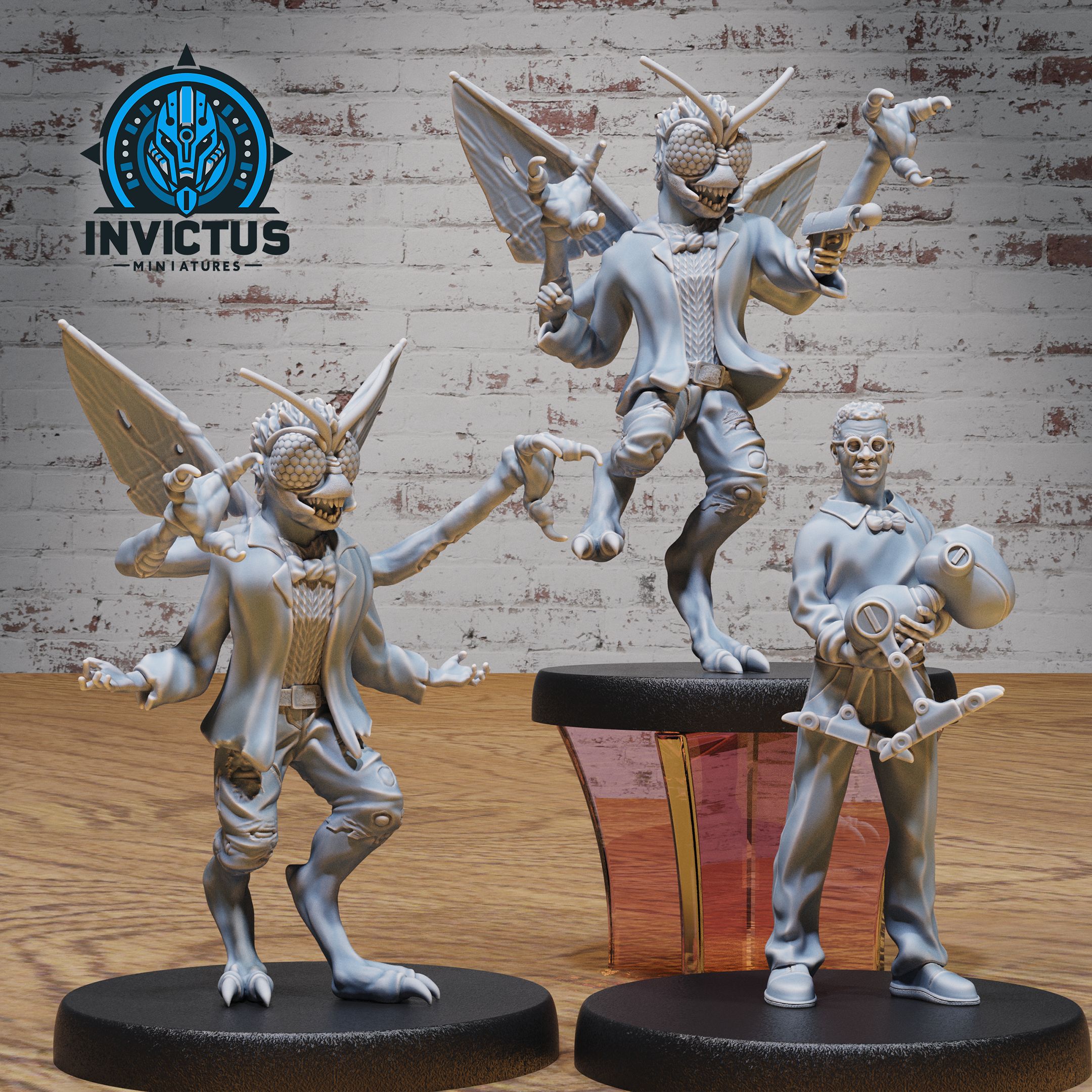 Doctor Fly Set / Cyberpunk Humanoid Insect Hero / Insectoid Superhero / Galactic Brave Fighter / Space Warrior Bug / Cosmic War Alien / Star Battle Army / Heroic Valiant / Sci-Fi Encounter